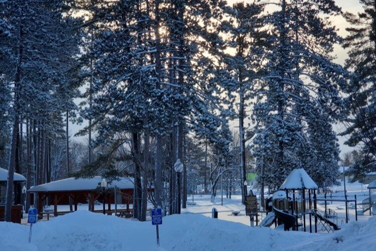 Peter Nordeen Park in Gwinn, Forsyth Township.